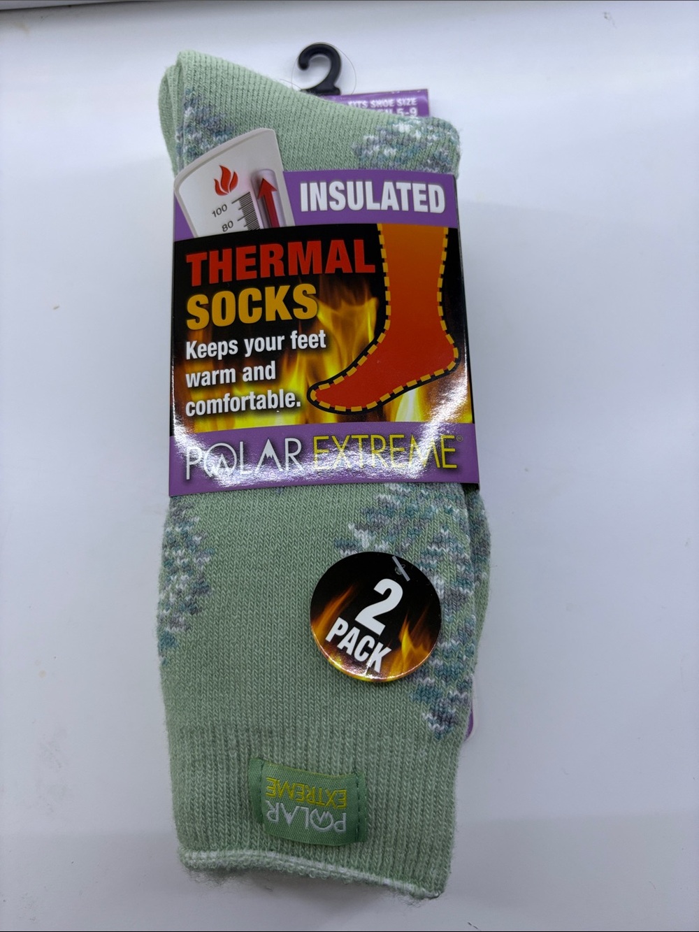 Insulated Thermal Socks - (2 Pack)
